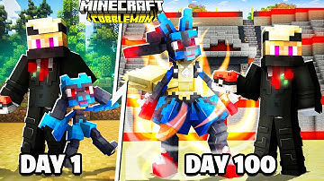 I Spent 100 Days In Cobblemon Minecraft With My Friends!