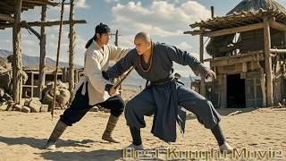 Kung Fu Movie!A man bullies a nun,but a Shaolin master beats him so badly that he can't fight back!