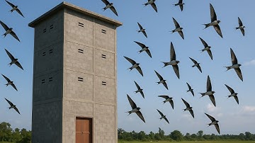 How Farmers Raise Swiftlets and Harvest Bird’s Nests - Inside Massive Swiftlet Nest Production!