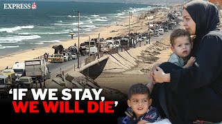 Desperate Palestinians flee Gaza as Israel commences HUGE invasion