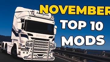 TOP 10 ETS2 MODS - NOVEMBER 2025