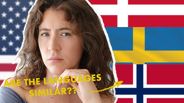 Can I Understand Scandinavian Languages? (Norway vs Sweden vs Denmark)
