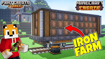 Why I Put My Iron Farm On Wheels - Minecraft Create Mod