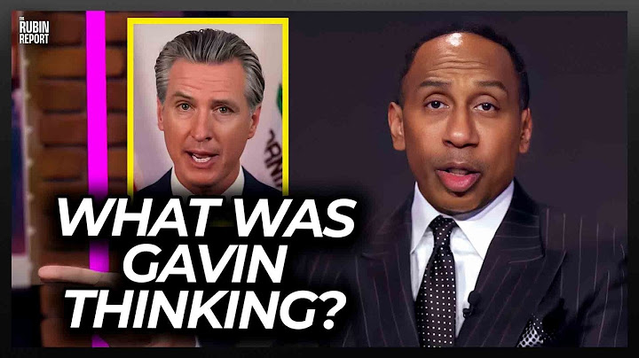 Audience Surprised When Stephen A. Smith Trashes Gavin Newsom for Being Clueless
