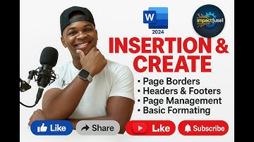 Microsoft Word Tutorial | How to Insert Page Borders, Headers, Footers & Basic Formatting 2025 Guide