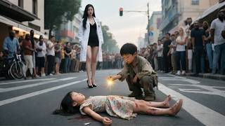 首富女兒瀕死無人敢救治，只有路邊乞討的小乞丐看穿病根一針扎進死穴讓她起死回生！美女醫生目睹全程發現他實力不凡當場斥資千億請他入院！#医圣是小孩