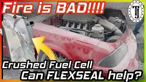 I Might Have Found a Way to Make Racing Safer…..  Flex Seal test…. Crazy idea?