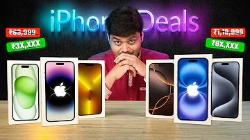 CRAZY Discounts 😎Best iPhone Deals 2024 🤯| iPhone 13 vs 14 vs 15 vs Pro Series Offers