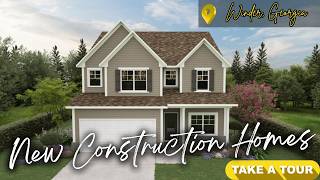 Home Tour & New Construction Homes Cedar Hills at Cedar Creek Winder GA | Dayton Floorplan 🏠