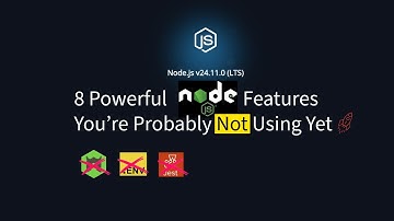 Stop met het installeren van zoveel pakketten! Node.js 24 heeft deze ingebouwd 🔥