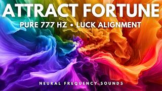 777 Hz Good Luck Frequency: Wealth Manifestation Frequency, Luck Subliminal