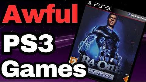 Exploring The Absolute WORST Playstation 3 Games