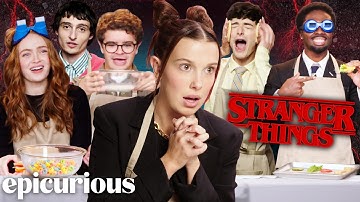 ‘Stranger Things’ Cast Test Their Basic Culinary Skills | Epicurious