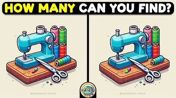 🐢🧩 Spot 3 Differences | Test Your Sharp Eyes 🧩🐢 | Quizonaut Turtle