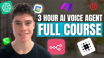 AI Voice Agents Full Course: Beginner to Pro in 3 Hours