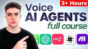 AI Voice Agents Full Course: Beginner to Pro in 3 Hours