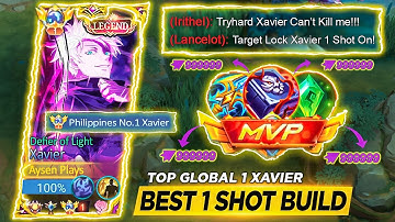 99.9% ONE HIT!! TRY THIS NEW XAVIER 1 SHOT DAMAGE BUILD! 😱 (INSANE DAMAGE)