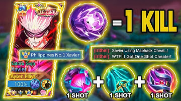 99.9% ONE HIT!! TRY THIS NEW XAVIER 1 SHOT DAMAGE BUILD! 😱 (INSANE DAMAGE)