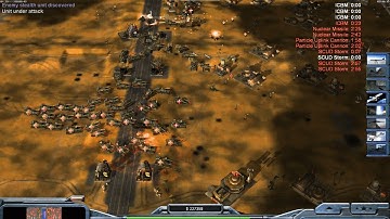 USA BOSS - Command & Conquer Generals Zero Hour - 1 vs 7 HARD Gameplay