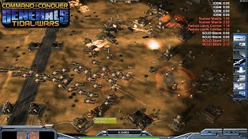 USA BOSS - Command & Conquer Generals Zero Hour - 1 vs 7 HARD Gameplay