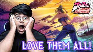FIRST TIME REACTING to ALL of JOJO's BIZARRE ADVENTURE Openings PART - 2