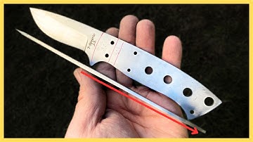 How to Taper a Knife Tang