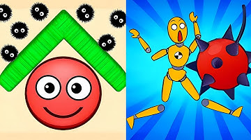 Hide Ball vs Ragdoll Break - All Levels SpeedRun Gameplay Android iOS Ep3