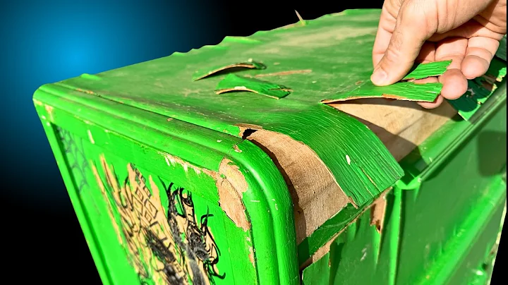 Ep.153 Restoration of UGLY Painted ANTIQUE Dresser