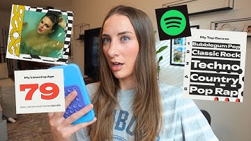 REACTING TO MY 2025 SPOTIFY WRAPPED!