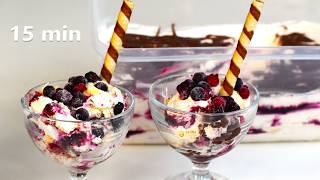 Quick Ice cream cheesecake 15 min