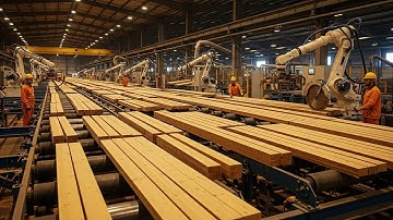 How Construction Lumber is Made – Amazing Modern Wood Sawmill Process