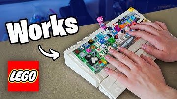 I Replaced My Keyboard With LEGO