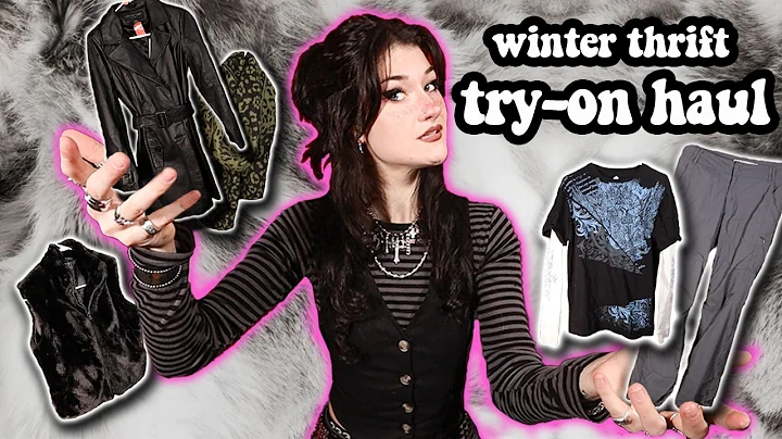 Winter 2025 Thrift Haul | I Finally Found It 😭🖤