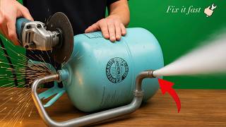 Even AMERICAN MECHANICS did not know this method of COMPRESSOR from a freon cylinder !