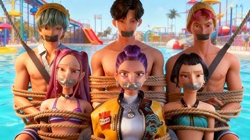 Mission: Rescue Hunrtix and Saja Boys | K-Pop Demon Hunters (KPDH Funny Moments)