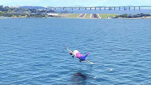 Shocking Approach! Airbus A320 Wizz Air Threads the Needle into SDU’s Short Runway
