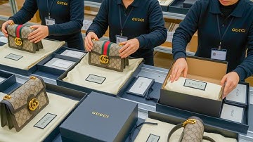 FULL PROCESS | Inside the Gucci Factory – How Luxury Bags Are Crafted to Perfection