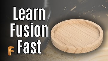 Design your first CNC part in Fusion 360... Only 3 Steps!