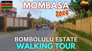 🌄Nyali Like You’ve Never Seen 🌍 | [4K] Walking Tour of BOMBOLULU ESTATE in Mombasa, KENYA