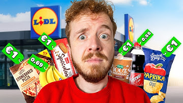 24 hours of living on €1 products at LIDL! 🤑 (Budget Challenge)