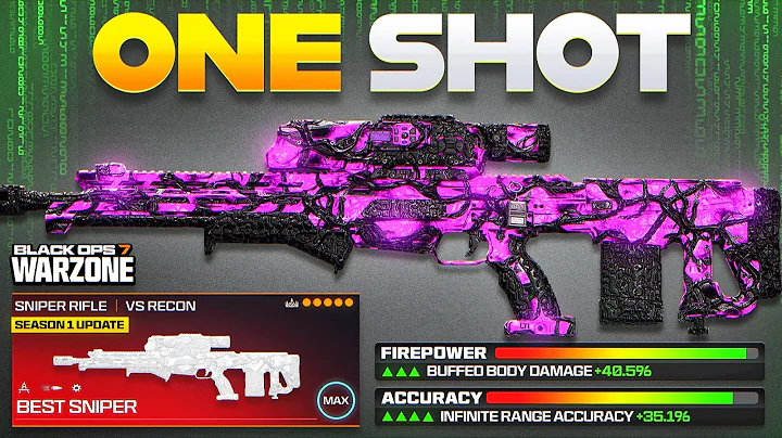 the *NEW* #1 BEST ONE SHOT SNIPER META for WARZONE BO7! (Best VS Recon Class Build in Warzone)