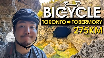 Cycling 3 days from Toronto to Tobermory [275 km]