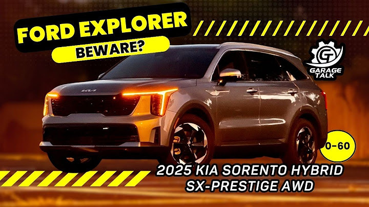 2025 Kia Sorento Hybrid SX-Prestige // Better than a Ford Explorer?