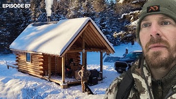 Freezing Rain: DIY Sauna, Sawmill Struggles |EP87| Log Cabin Build on Off-Grid Homestead