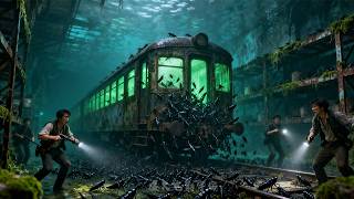 Tomb raiders enter eerie warehouse, find ghost train—face life-death crisis