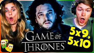 GAME OF THRONES 5x9 & 5x10 Reaction! | First Time Watch! | Peter Dinklage | Lena Headey