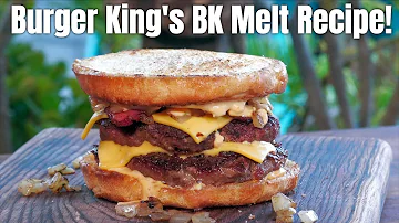 Burger King Bacon Whopper Melt Burger Copycat Recipe! | Best Fast Food Burger?