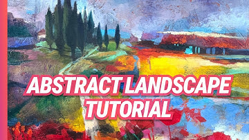 Paint a BEAUTIFUL Abstract Realism Landscape in 1 Hour