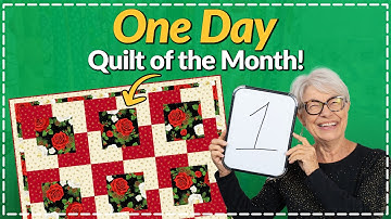 Make this ONE Day, ONE Block Quilt of the Month!