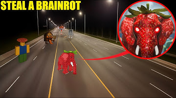I caught Steal a Brainrot in Real life! (We Stole Strawberry Elephant)